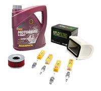 4L Olio per Yamaha XJ 750 41Y 1984-85 Manutenzione Pacchetto Filtro Aria Candele