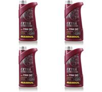 4L Original MANNOL Olio Del Cambio Extra 75W-90 API GL 4/GL 5 LS MN8103-1