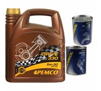 4L PEMCO idrive 330 5W-30 olio motore Api Sl Acea A3/B3 Ilsac GF-5 Incl.