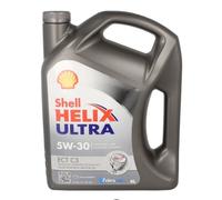 4l Shell Helix Ultra Ecc. Acea C3 5W30 Olio per Mercedes BMW Chrysler Opel GM