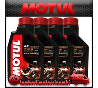 4LT OLIO MOTUL 7100 20W50 4 LITRI 100% SINTETICO MOTO SCOOTER 4T