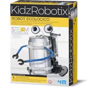 4M 00-03270 Kidz Robotix, Robot Ecologico, Kit Scientifico Educativo, Meccanica con Riciclo, Multicolor, +8 anni