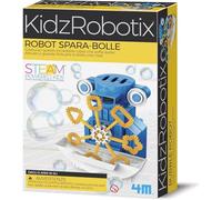 4M 00-03423 Robot Spara-Bolle, Gioco Educativo STEM per Bambini | Costruisci un Robot che Fa le Bolle di Sapone | Multicolore