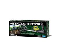 4M 00-03933 Metal Detector Alta Precisione Grande Display LCD Retroilluminato, Elevata Sensibiità, Asta Estensibile da 45 a 80 cm, Angolo rilevazione Regolabile, Kidult Adatto a Adulti e Ragazzi
