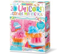 4M 00-04817 Crea Candele 3D Unicorno - Kit Creativo per Bambini e Ragazzi, Set per Creare 2 Candele Magiche, Colori Vibranti, Età 8+ Anni
