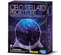 4M 00-13233 Planetario Proiettore Stelle 3D: Costruisci e Proietta le Costellazioni, Gioco Scientifico Bambini per Scoprire Sistema Solare e Costellazioni, da 8 anni