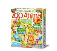 4M 404753 Mould & Paint-Zoo Animal, Multi
