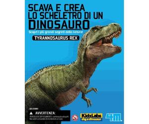 4M 4M03221 Kidzlabs - Scava e Crea lo Scheletro di un Dinosauro: T.Rex