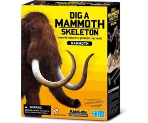 4M 4M03236 Kidzlabs - Scava e Crea lo Scheletro di un Mammut