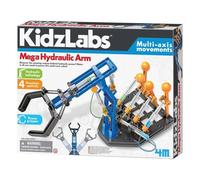 4M Mega Braccio Robotico Idraulico | Kit Costruzione Braccio Robotico Idraulico per Bambini | Gioco Educativo STEM - Scienza, Tecnologia e Ingegneria, 00-03427