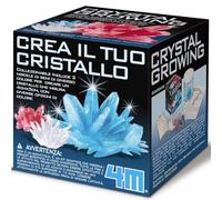 4M Crea il Tuo Cristallo Kit Scientifico per Bambini, Esperimenti Divertenti Crescita Cristalli