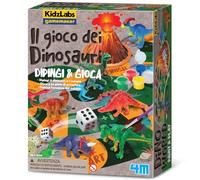 4M 403400 Kidzlabs GameMaker-Dino World, Multi Colour