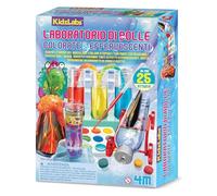 4M KidzLabs Laboratorio di Bolle Colorate e Effervescenti | 25+ Esperimenti con Bolle Frizzanti & Colori | Set Esperimenti e Giochi Scientifici, Giocattolo STEM 8+