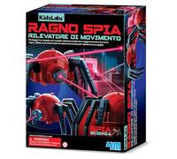 4M KidzLabs Ragno Spia, Kit Scientifico con Rilevatore di Movimento, Gioco Educativo con Raggi Luminosi e Luci Led, 8+ Anni