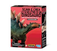 4M 4M03229 Kidzlabs - Scava e Crea lo Scheletro di un Dinosauro: Stegosauro