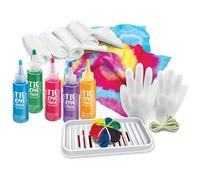 4M 404787 KidzMaker Arts and Crafts 8+ | Kit facile per bambini e principianti | Include bottiglie tie dye e 4 asciugamani, multicolore