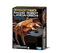 4M KidzRobotix Ragno Robot Lanciatore di Dischi, Robot Educativo STEM da Costruire | Gioco Scientifico e Divertente per Bambini 8+ | Sviluppa Logica, Creatività e Manualità