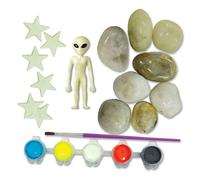 4m Kit Da Colorare Kidzmaker/glow In The Dark/space Rock Painting