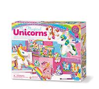 4M-Maxi Set Creativo Unicorni Crea Calamite, Arte con Sabbia Glitterata e Acchiappasole Gioco Educativo con Realtà Aumentata per Bambini 5+, Multicolore, dai 5 anni, 405536