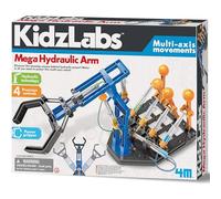 4M Mega Braccio Robotico Idraulico | Kit Costruzione Braccio Robotico Idraulico per Bambini | Gioco Educativo STEM - Scienza, Tecnologia e Ingegneria, 00-03427
