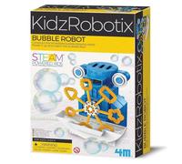 4M 00-03423 Robot Spara-Bolle, Gioco Educativo STEM per Bambini | Costruisci un Robot che Fa le Bolle di Sapone | Multicolore