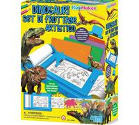 4M 4M04790 Set di Frottage Artistico: Dinosauri