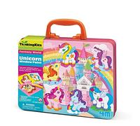 4M Set per Creare Adesivi per Vetri a Tema Unicorno, Kit Creativo per Bambini, Dipingi e Decora le Finestre con Magici Unicorni