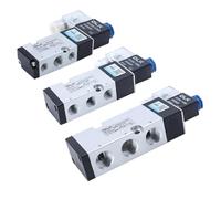 4M210-08 4M310-08 4M410-10 Valvola di controllo dell'aria elettromagnetica pneumatica a 2 posizioni e 3 porte a cinque vie.(4m310-10 Only Valve,DC12V)