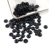 4mm 6mm 5mm 8mm 10mm ABS semicircolare perla perla retro piatto perline album per gioielli che fanno perle artigianali accessori per abbigliamento-Z25,6mm 100 pezzi