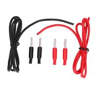 4mm Banana Plug Test Leads 32A 1000V | Male to Male Brass Connectors for Car Batteries/Multimeters/Electrical Projects | Soldered Internal Connection with PVC Housing