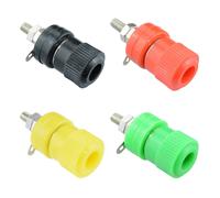 4mm Connettori Banana Jack Presa Connettore - Rosso Nero Blu Verde Giallo
