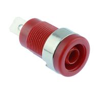 4mm Rosso Avvolta Banana Montaggio Pannello Test Presa Connettore