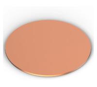 4Mm Thick Pure Copper Round Sheet, Solid Circular Plate Diameter 150-300Mm Suitable for Home Improvement And Industry,Fuchsia,4×200mm(4x160mm)