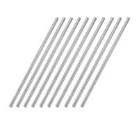 4mmx200mm 304 Inox Acciaio Solido Rotondo Asta per DIY Artigianato - 10pz