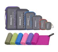 4Monster Asciugamano da viaggio in microfibra ad asciugatura rapida, leggero asciugamano da palestra ultra morbido, super assorbente, compatto per sport, palestra