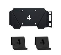 4mount Wall Mount Supporti da parete per Playstation 4 Pro Bundle Nero