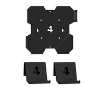 4mount Wall Mount Supporti da parete per Playstation 4 Slim Bundle Nero