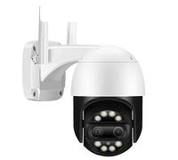 4MP 8X Zoom IP Camera Dual Lens 2.8mm + 12mm 80M Visione notturna a colori a infrarossi Ai Human Detect Telecamera di sicurezza CCTV esterna Rilevamento del movimento(4MP NO SD Card)