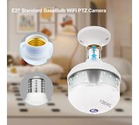 4MP WIFI E27 Lampadina V380 Pro Telecamera di sicurezza Visione notturna a colori Telecamera wifi fisheye con tracciamento automatico vocale bidirezionale