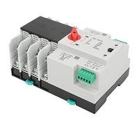 4P 220V Switch di Trasferimento, Commutatore di Trasferimento in Plastica Ignifuga Controllore Dell'interruttore di Trasferimento Automatico a Doppia Alimentazione ZGQ5-100
