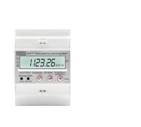 4P 3 Phase 4 Wires Two-way Bilateral Meter Electricity Usage Meter Din Rail AC 3 * 230/400V LCD Multifunction Display MQXFCZUX
