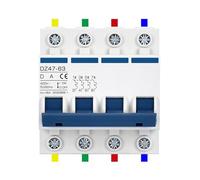 4P DZ47 D curva motore AC interruttore 10A ~ 125A 400V interruttore di avvio macchina attrezzature industriali pompa dell'acqua ad alta corrente(125A)