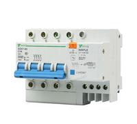 4P + N 4 Poli 16A 400V ~ Mini Interruttore Dispersione verso Terra Protezione da Sovracorrente Residua Domestica DZ47LE-C16-4p(25A)