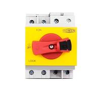 4P PV DC 1200V 32A Din Rail Rotating Handle Isolator Rotary Switch Disconnector for Solar Distribution Box Controls Switches