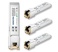 4Pack 10G/5G/2.5G/1.25G SFP+ RJ45 10Gb Ethernet Copper Modulo - 10GBase-T Mini Gbic Transceiver Compatibile per Cisco SFP-10G-T-S, Ubiquiti UF-RJ45-10G, Netgear, Mikrotik S+RJ10, TP-Link e altro, 30m