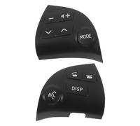 4Paia Pulsanti Comando Volante Auto Nero ABS Interni Sicuri