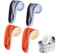 4Pairs 4D Constant Temperature Comfort Starter U-Shape Insoles, Memory Foam Insoles, Sweat-Absorbing, High-Elastic, Shock-Absorbing Insoles (43-44,04)