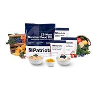 4Patriots Kit alimentare di sopravvivenza per 72 ore: approvvigionamento alimentare di emergenza progettato per durare 25 anni, 20 porzioni