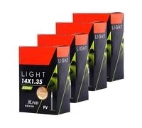 4PC 14x1.35 Camera d’Aria per Bici da Bambino e Città da 14 Pollici | 14-1.35 Sostituzione in Gomma Butilica con 14 1.35 Valvola Presta 35 mm Lunghezza