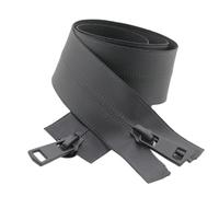 4pc 60/70/75/80/90/100/120/150cm 5# Invisible Waterproof Zipper for Sports Jacket Double Slider Sewing Accessories(White,90cm)